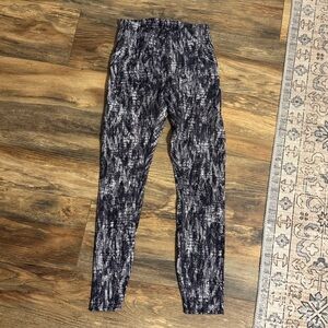 lululemon athletica Black and Gray Leggings